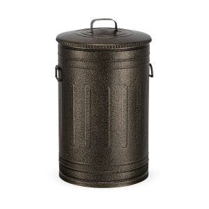 Lixeira 30 litros ouro velho lata de lixo americana