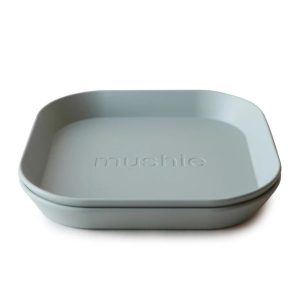 2 Pratos Mushie Square Sage