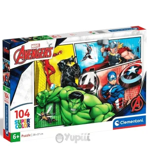 Puzzle Avengers 104 Clementoni +6