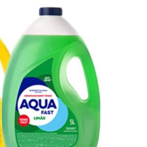 DETERGENTE LAVA LOUÇAS LIMÃO AQUAFAST 5 LITROS