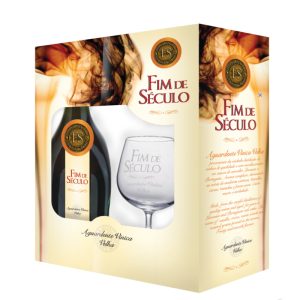 Aguardente Velha Fim Século • 0,70Lt • C/ Copo