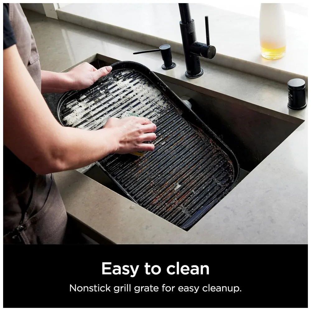 Grill Smoker Ninja Outdoor Woodfire Pro XL 4 em 1 Churrasqueira, Fumante, Air Fryer e Forno com Termômetro Embutido - Image 9