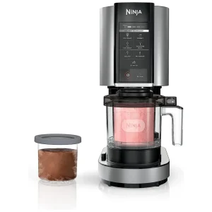 Máquina de Sorvete Ninja CREAMi NC301 Prata 7 em 1 Gelato Milkshake 800W 120V