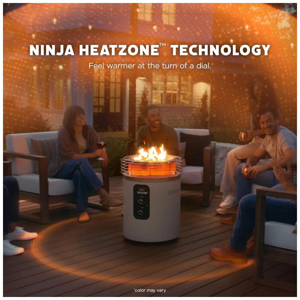 Ninja Fireside360 Aquecedor Externo com 3 Modos Chama, Calor e Chama Calor Portátil e Sem Fumaça - Image 6