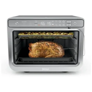 Forno Elétrico de Bancada de Convecção 10 em 1 com Função Air Fryer, Aço Inoxidável, 110V 1800W, Ninja Prestige Smart XL DT551
