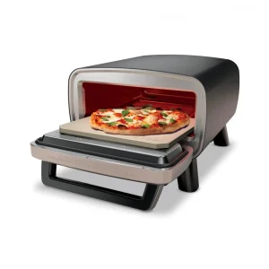 Forno Elétrico Ninja MO201 Artisan 5 em 1 Pizza Externa Pedra 31 cm 371 C Cinza 1760W