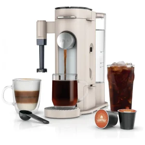Cafeteira Ninja PB055AST Pedra Preparo Duplo Espumador Reservatório 2L 120V