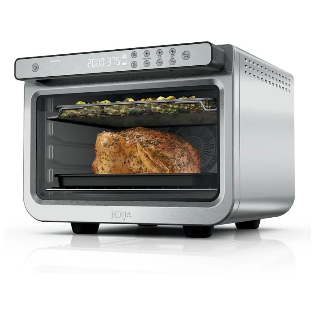 Forno Elétrico de Bancada Digital 10 em 1 com Função Air Fryer, Aço Inoxidável, 110V 1800W, Ninja Prestige Smart XL DT501 - Image 2