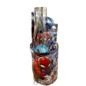 Conjunto secretária Spiderman 7 peças
