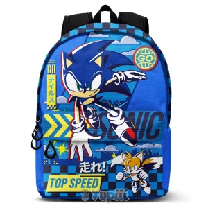 Mochila Escolar Sonic The Hedgehog Go HS FAN 3.0 41cm