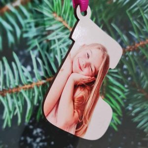 Enfeite para Árvore de Natal – Modelo Meia