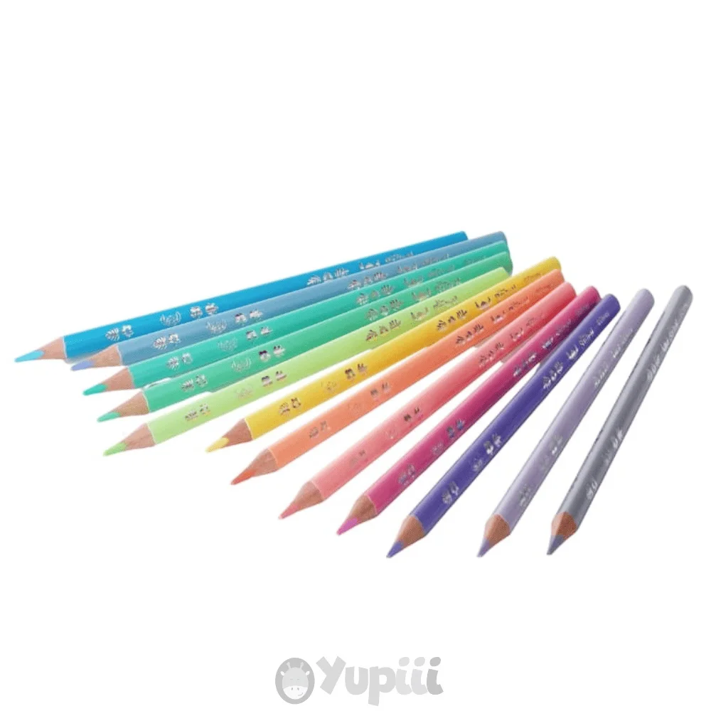 Lápis de Cor Pastel Triangular Stitch Disney “Love” 12unid. - Image 3