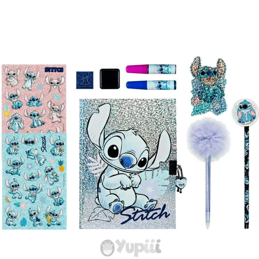 Conjunto de Escrita com Diário Glitter Lilo & Stitch - Image 3
