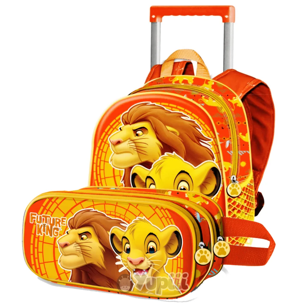 Conjunto Pré-Escolar Trolley e Estojo 3D Rei Leão - Image 2