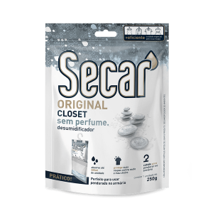 DESUMIDIFICADOR SECAR ORIGINAL CLOSET SEM PERFUME 250g