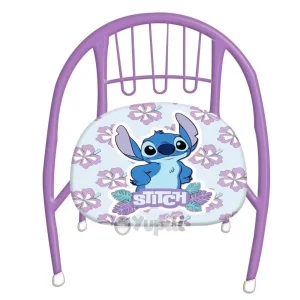 Cadeira Metal Stitch Disney Violeta 36x35x36cm
