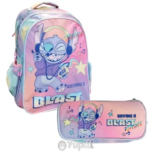 Conjunto Escolar Stitch Blast – Mochila + Estojo