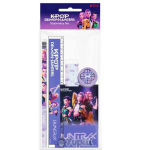 Conjunto de Papelaria Guerreiras K-Pop Demon Hunters