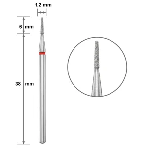 PONTEIRA (BROCA) DIAMANTADA Duotti – FINA SEGURA 1,2 mm – GRÃO FINO VERMELHO