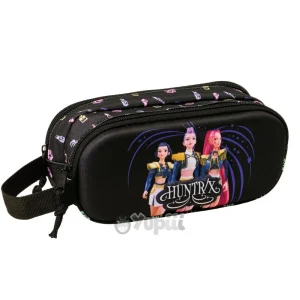 Estojo Duplo 3D Guerreiras K-Pop Demon Hunters “Sound”
