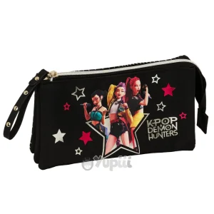 Estojo Guerreiras K-Pop Triplo Energy
