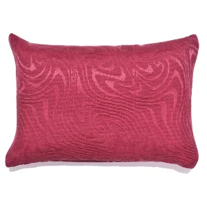 Peso de Porta Decorativo Almofada 1Kg Estampa Ondas Vinho
