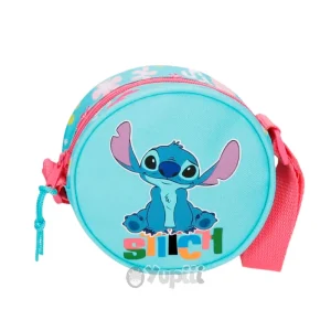 Malinha Redonda Tiracolo Stitch Aloha