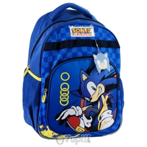 Mochila Escolar Sonic 42cm