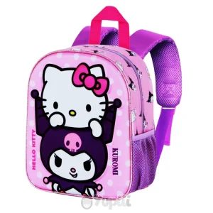 Mochila Pré-Escolar Hello Kitty & Kuromi Playful 3D Elite