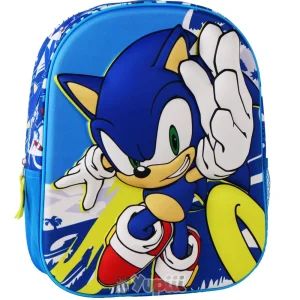Mochila Pré-Escolar Sonic 3D