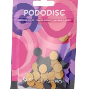 Refil Lima descartável para disco de pedicure PODODISC Staleks Pro – 10 mm – XS – grão 180 – (50 un.)